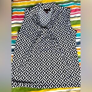 Black and white tank - dress it up or down!